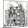 Residence Corner Eight Avenue and Berkeley Street, Brooklyn. F. Carles Merry, Architect. Illustrati-Oleg Golovnev-Mounted Photographic Print