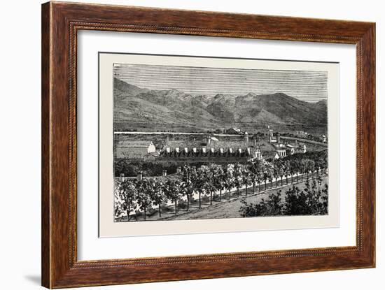 Residence of Brigham Young, Salt Lake City, USA, 1870s-null-Framed Giclee Print