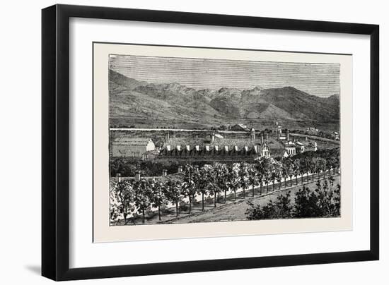 Residence of Brigham Young, Salt Lake City, USA, 1870s-null-Framed Giclee Print