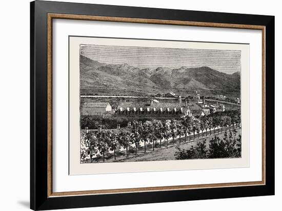 Residence of Brigham Young, Salt Lake City, USA, 1870s-null-Framed Giclee Print