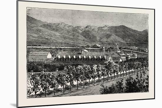 Residence of Brigham Young, Salt Lake City, USA, 1870s-null-Mounted Giclee Print