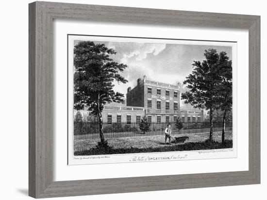 Residence of John Coakley Lettsom, Camberwell, London, 1817-null-Framed Giclee Print