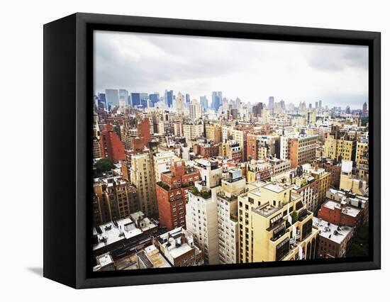Residential Buildings and City Skyline-Alan Schein-Framed Premier Image Canvas