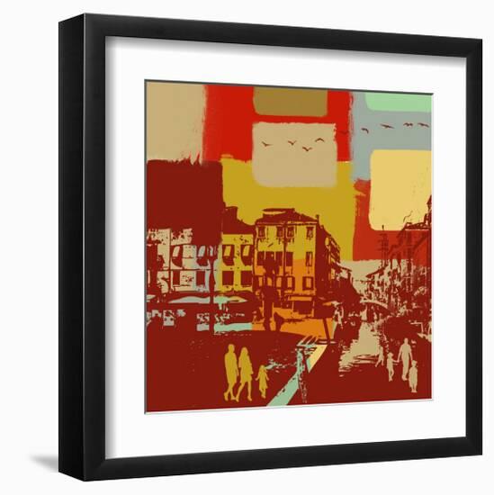 Residential Buildings-Yashna-Framed Art Print