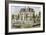 Residential Home with the Family Playing Cricket-Tarker-Framed Giclee Print