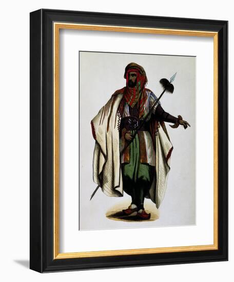 Residents of Mont Liban, Engraving from Dresses and Costumes of All Peoples of World, Asia-Auguste Wahlen-Framed Giclee Print