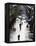 Residents Walk Through Floodwaters on Canal Street-null-Framed Premier Image Canvas