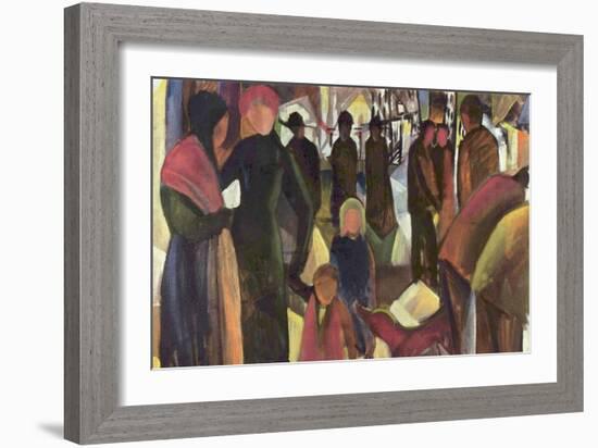 Resignation-Auguste Macke-Framed Art Print