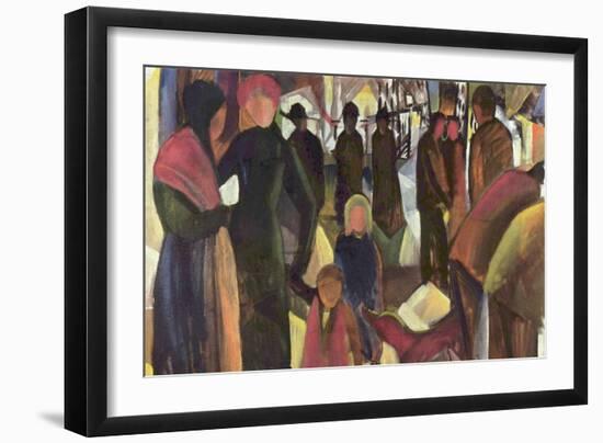 Resignation-Auguste Macke-Framed Art Print