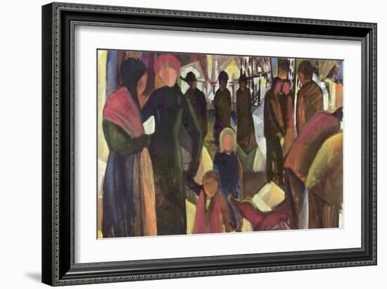 Resignation-Auguste Macke-Framed Art Print