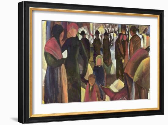 Resignation-Auguste Macke-Framed Art Print