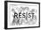 Resist-Stacy Hsu-Framed Art Print