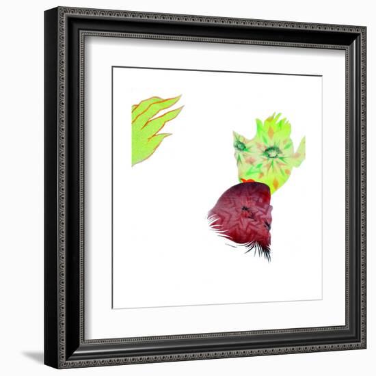 Resisting Nature-Shark Toof-Framed Art Print