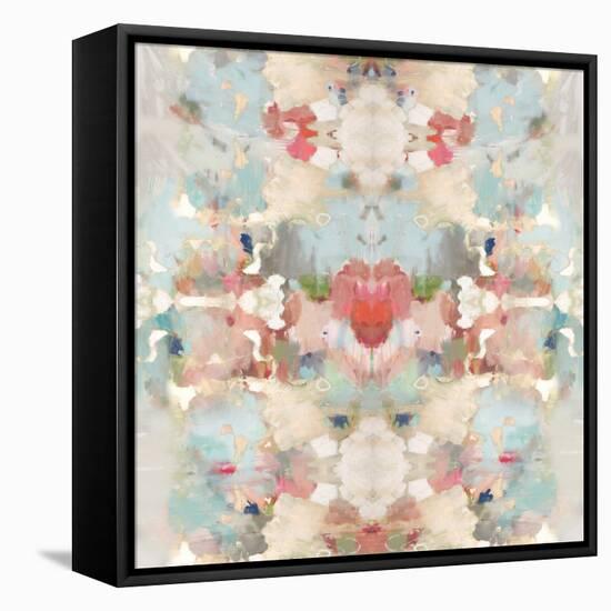 Resonate Pink and Blue-Ellie Roberts-Framed Stretched Canvas