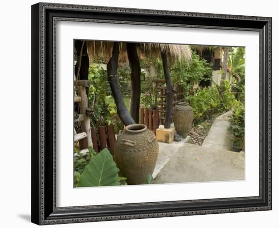 Resort Detail on Ko Chang, Kho Chang Island, Thailand-Gavriel Jecan-Framed Photographic Print