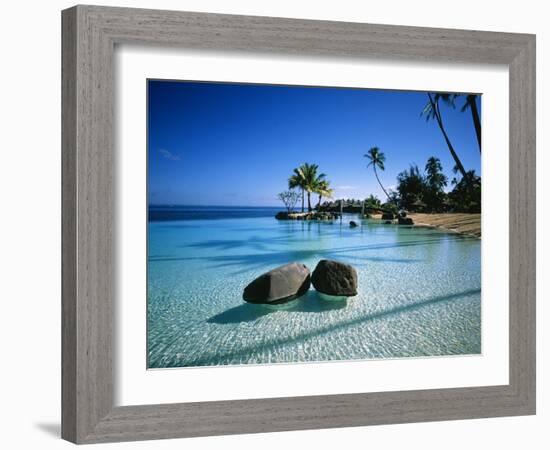 Resort Tahiti French Polynesia-null-Framed Photographic Print