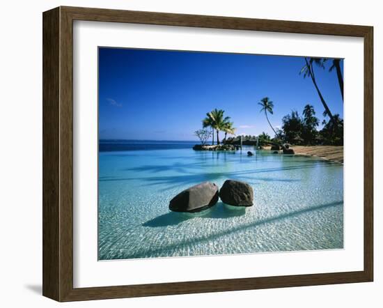 Resort Tahiti French Polynesia-null-Framed Photographic Print