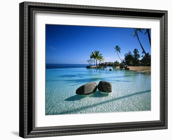 Resort Tahiti French Polynesia-null-Framed Photographic Print