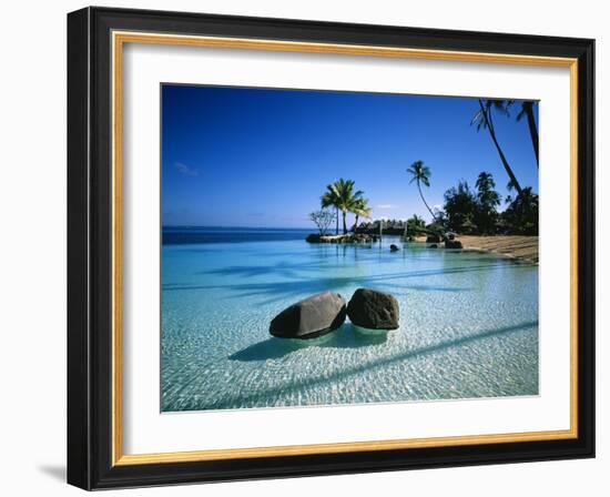 Resort Tahiti French Polynesia-null-Framed Photographic Print