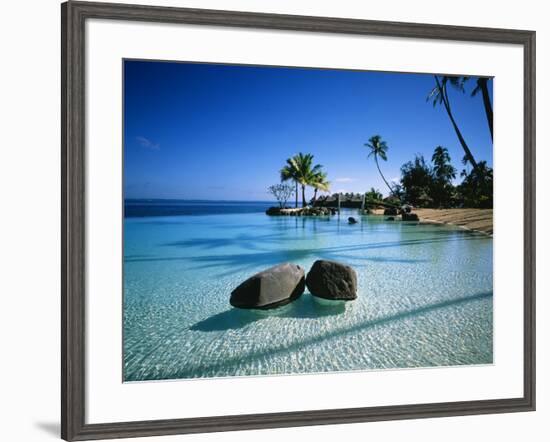 Resort Tahiti French Polynesia-null-Framed Photographic Print