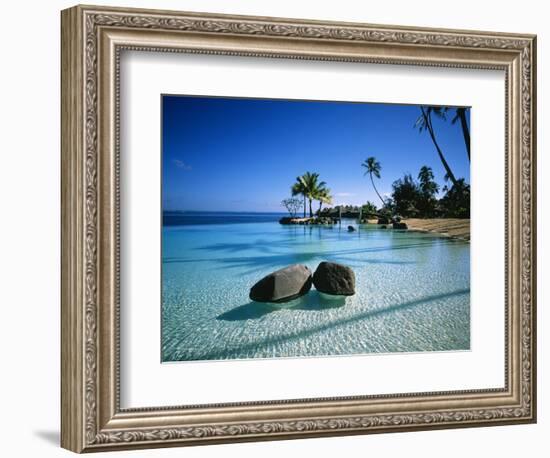 Resort Tahiti French Polynesia-null-Framed Photographic Print