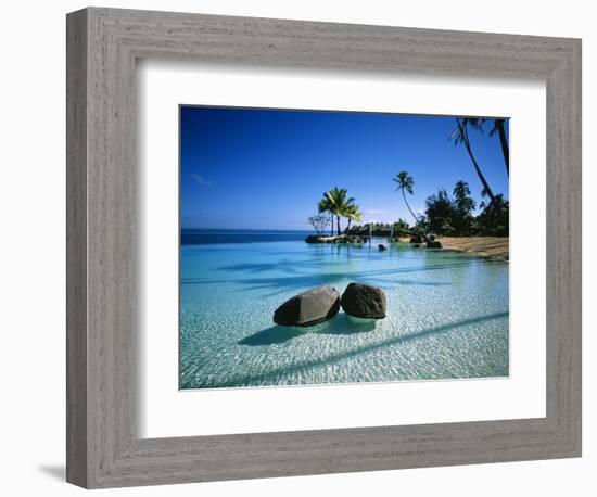 Resort Tahiti French Polynesia-null-Framed Photographic Print