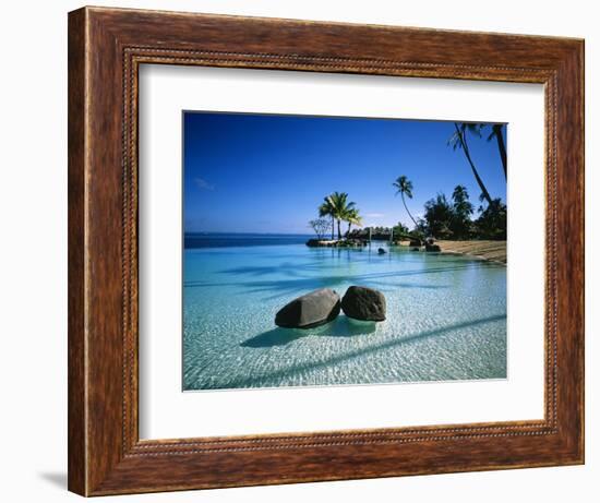 Resort Tahiti French Polynesia-null-Framed Photographic Print