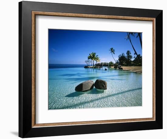 Resort Tahiti French Polynesia-null-Framed Photographic Print