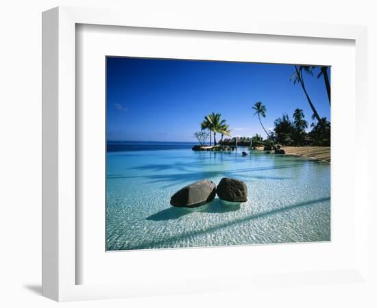 Resort Tahiti French Polynesia-null-Framed Photographic Print