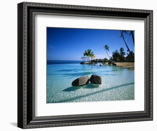 Resort Tahiti French Polynesia-null-Framed Photographic Print