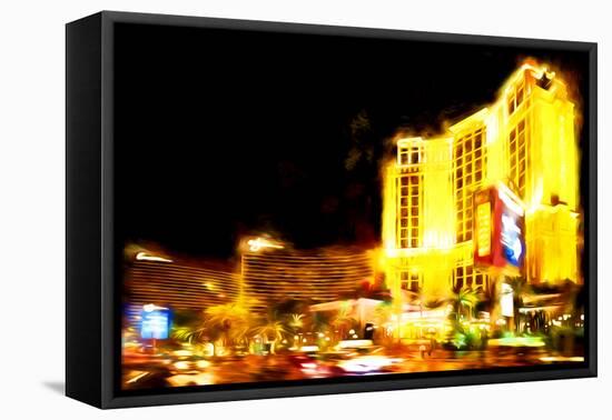 Resort Vegas - In the Style of Oil Painting-Philippe Hugonnard-Framed Premier Image Canvas