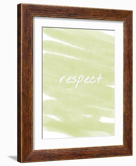 Respect Paint Lime-Melody Hogan-Framed Art Print