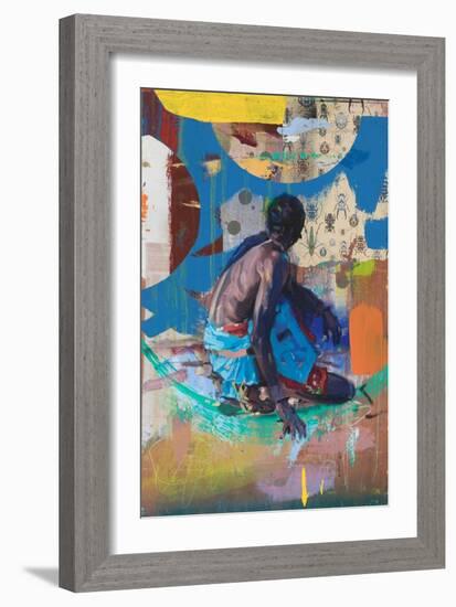 Respect the Earth (Oil on Pannel)-Aaron Bevan-Bailey-Framed Giclee Print