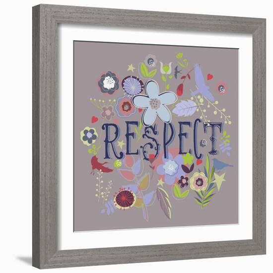 Respect-Ken Hurd-Framed Giclee Print