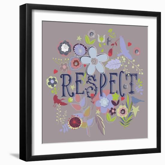 Respect-Ken Hurd-Framed Giclee Print