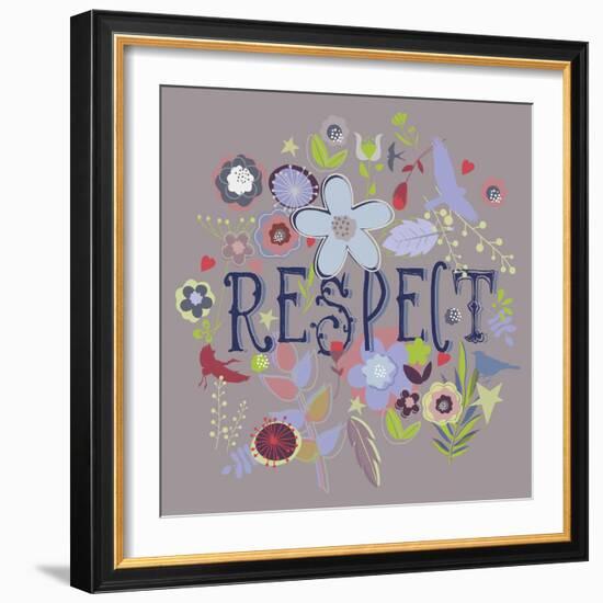 Respect-Ken Hurd-Framed Giclee Print