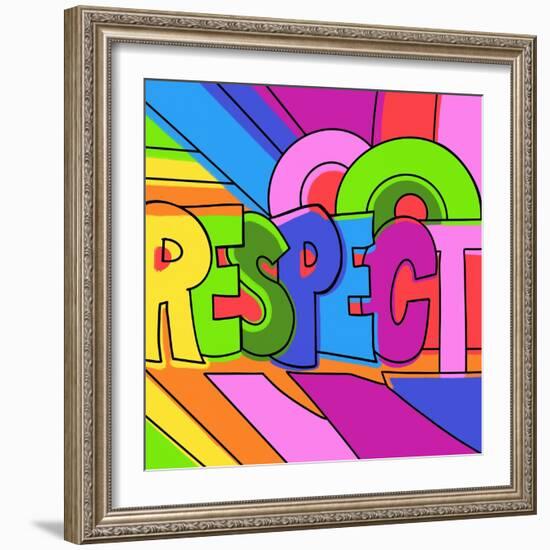 Respect-Howie Green-Framed Art Print