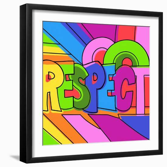 Respect-Howie Green-Framed Art Print