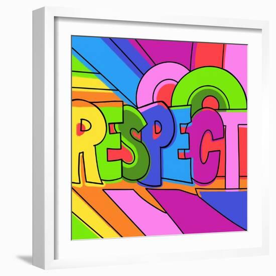 Respect-Howie Green-Framed Art Print