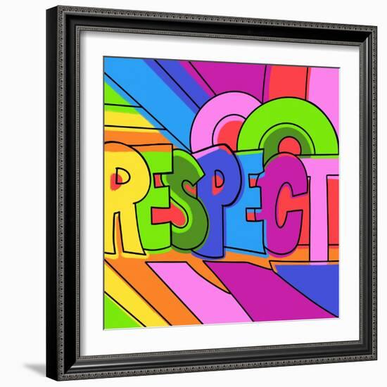 Respect-Howie Green-Framed Art Print