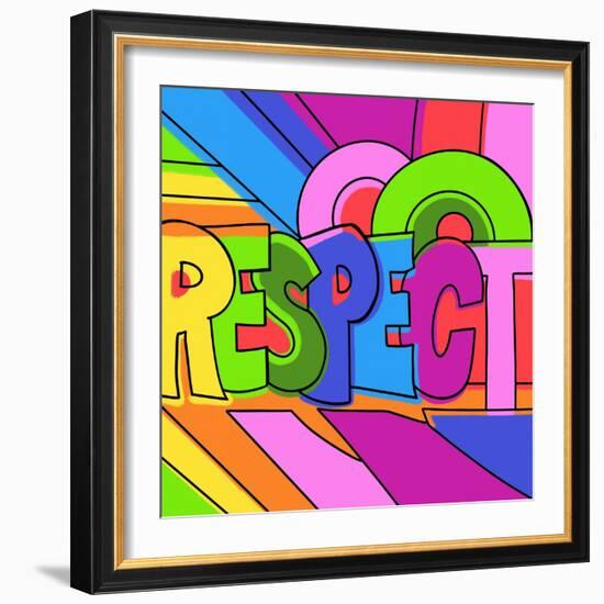 Respect-Howie Green-Framed Art Print