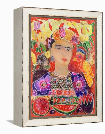 Respects to Frida Kahlo, 2002-Hilary Simon-Framed Premier Image Canvas