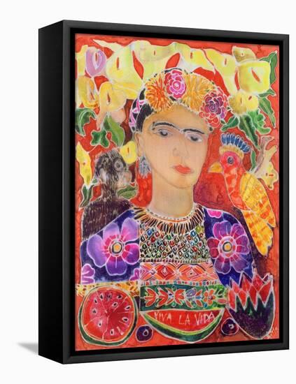 Respects to Frida Kahlo, 2002-Hilary Simon-Framed Premier Image Canvas