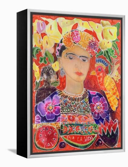 Respects to Frida Kahlo, 2002-Hilary Simon-Framed Premier Image Canvas