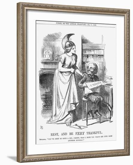 Rest, and Be Very Thankful, 1866-John Tenniel-Framed Giclee Print