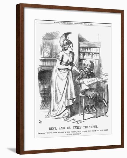 Rest, and Be Very Thankful, 1866-John Tenniel-Framed Giclee Print