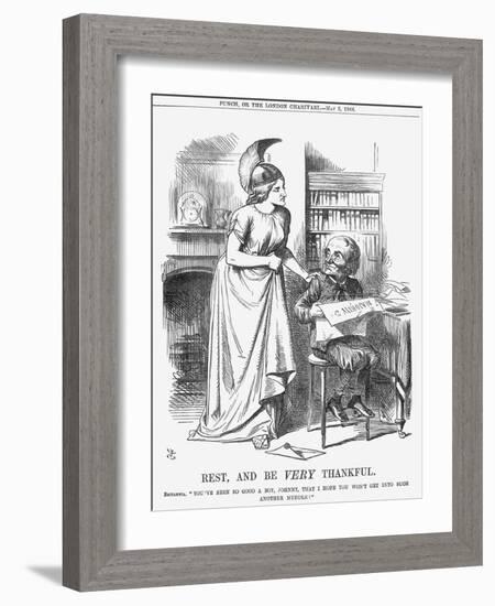 Rest, and Be Very Thankful, 1866-John Tenniel-Framed Giclee Print