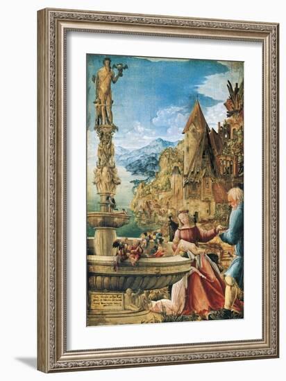 Rest on the Flight into Egypt, 1510-Albrecht Altdorfer-Framed Giclee Print