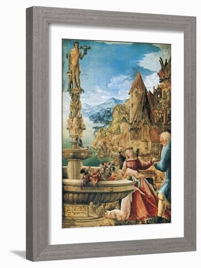 Rest on the Flight into Egypt, 1510-Albrecht Altdorfer-Framed Giclee Print