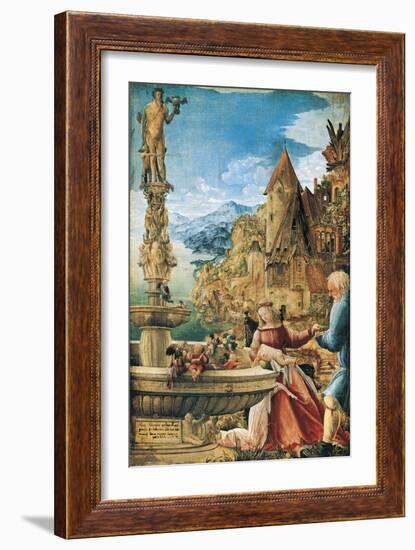 Rest on the Flight into Egypt, 1510-Albrecht Altdorfer-Framed Giclee Print